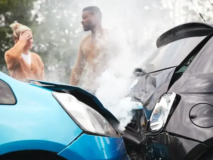 Glendale DUI victim injury lawyer reviewing crash evidence near State Farm Stadium after a night traffic collision